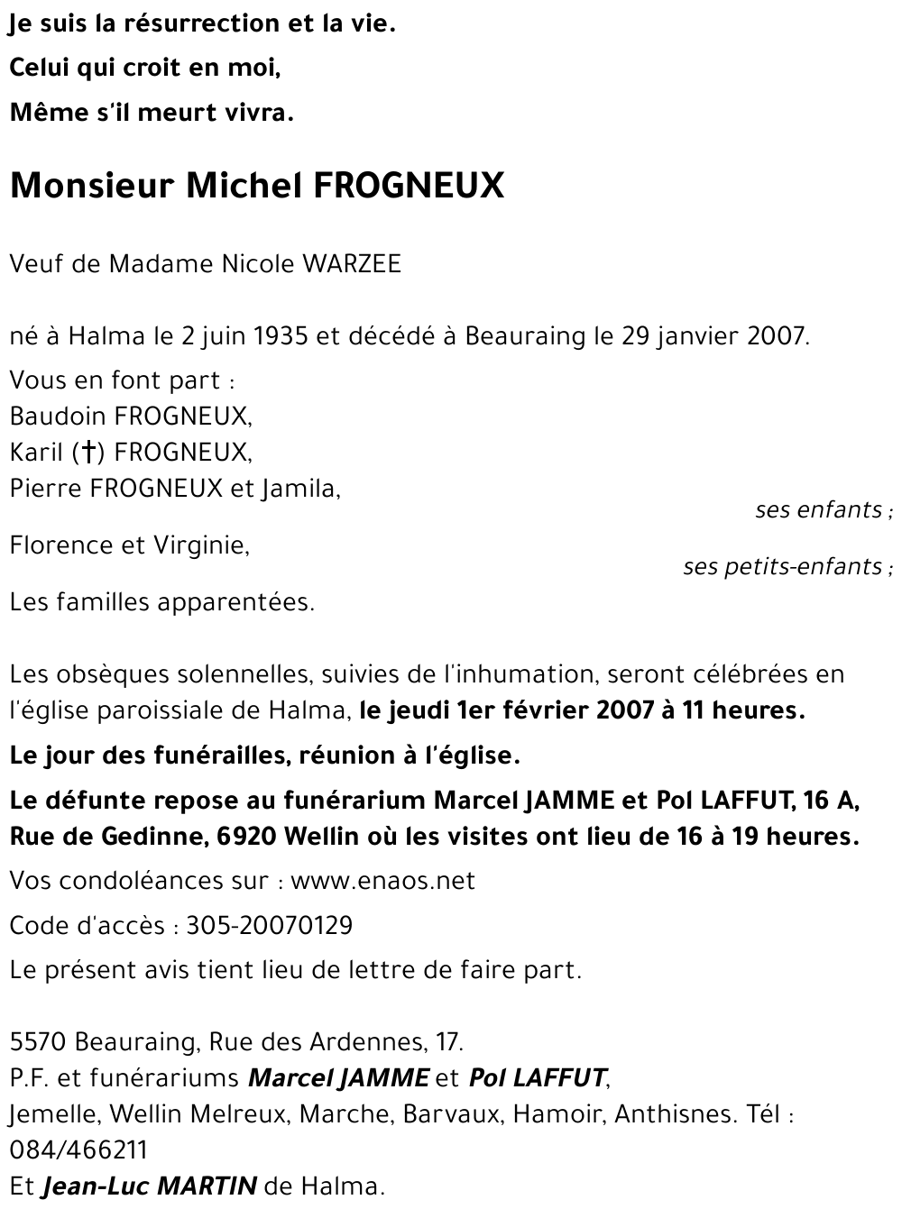 Michel FROGNEUX