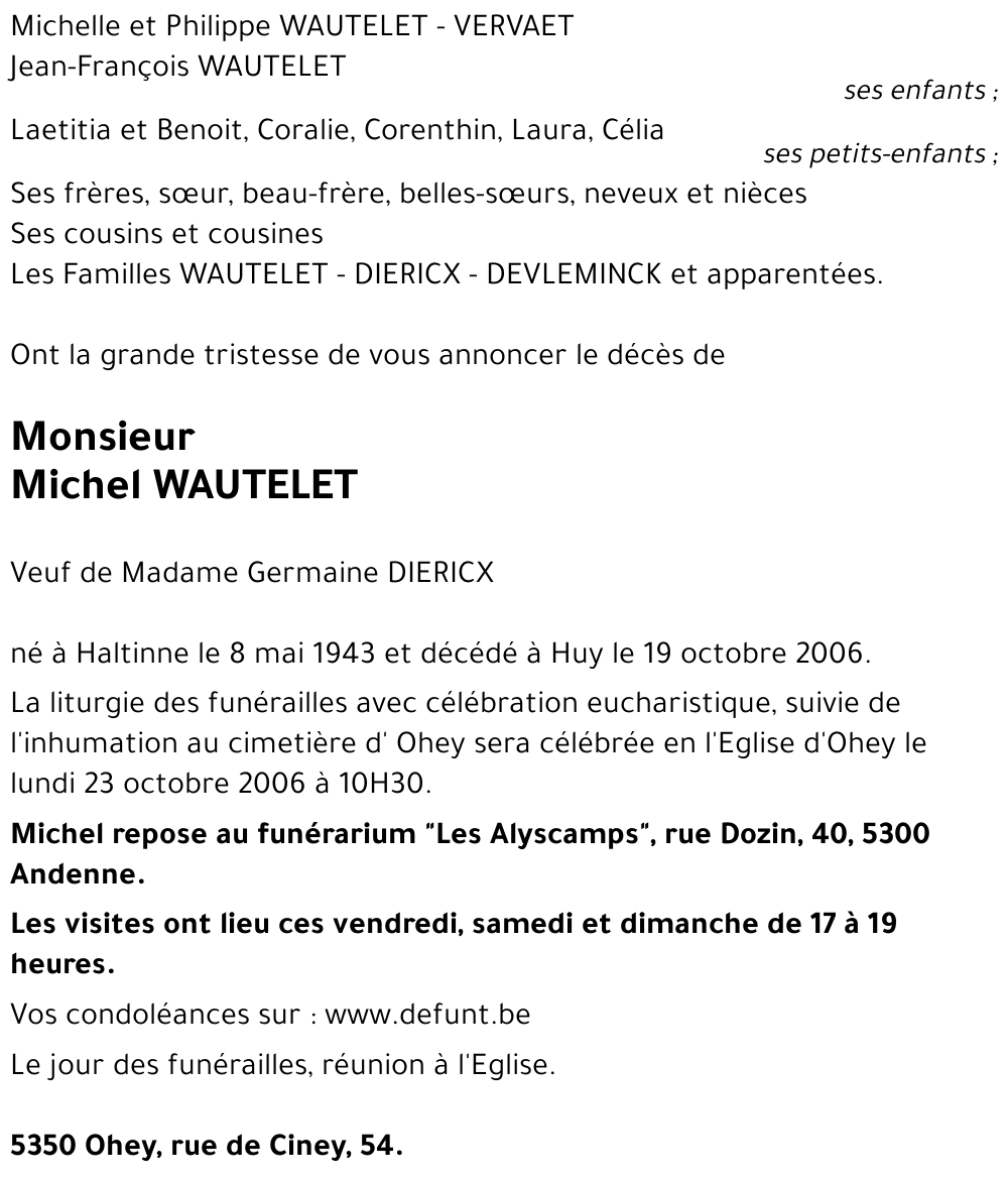 Michel WAUTELET