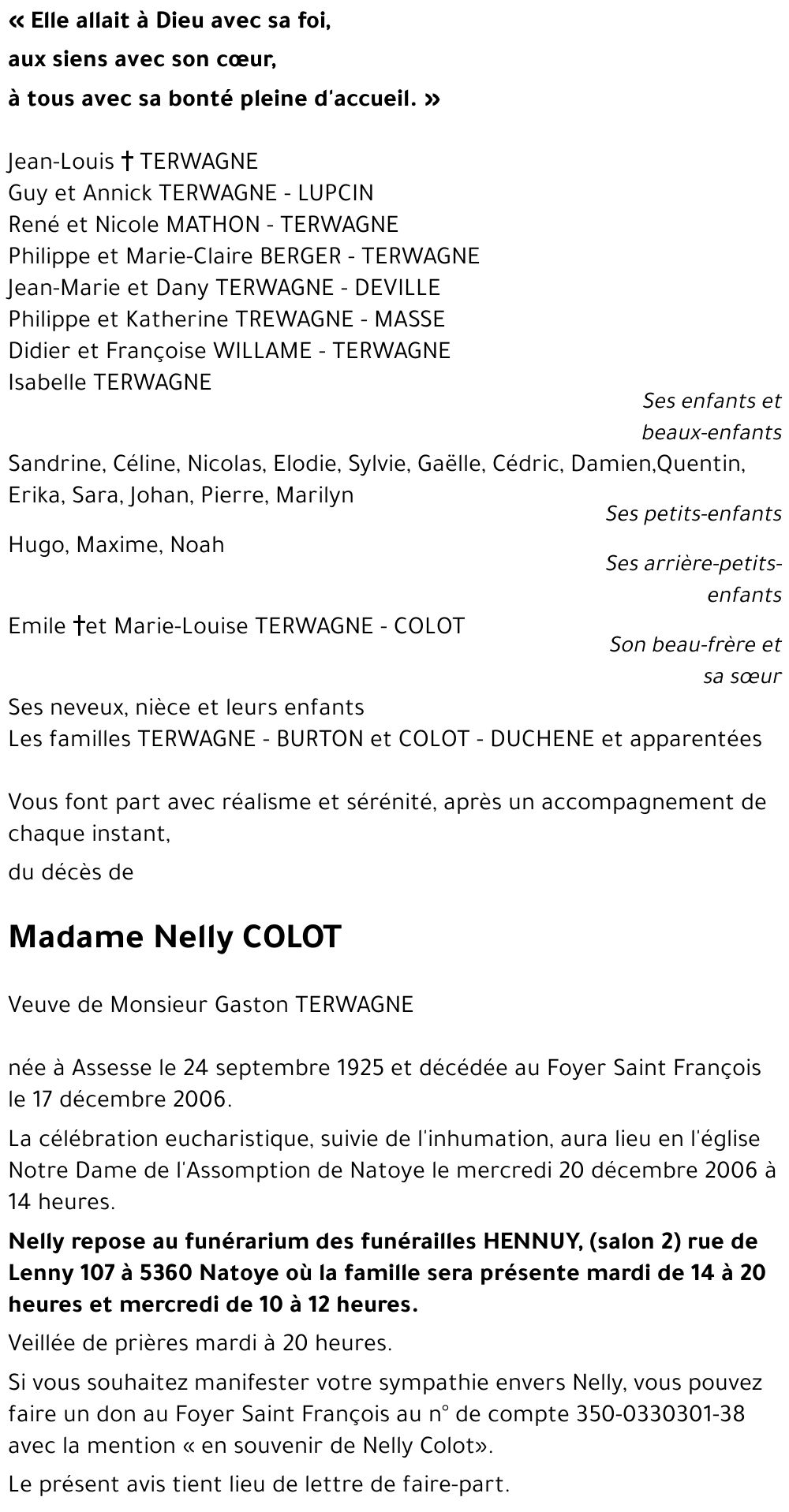 Nelly COLOT