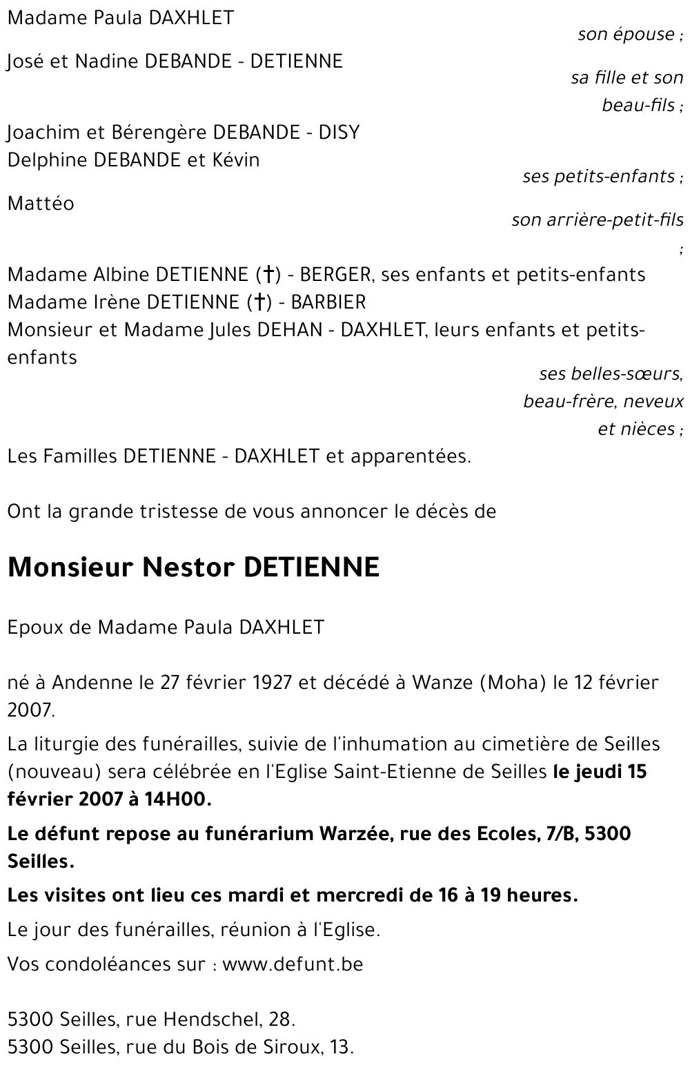 Nestor DETIENNE