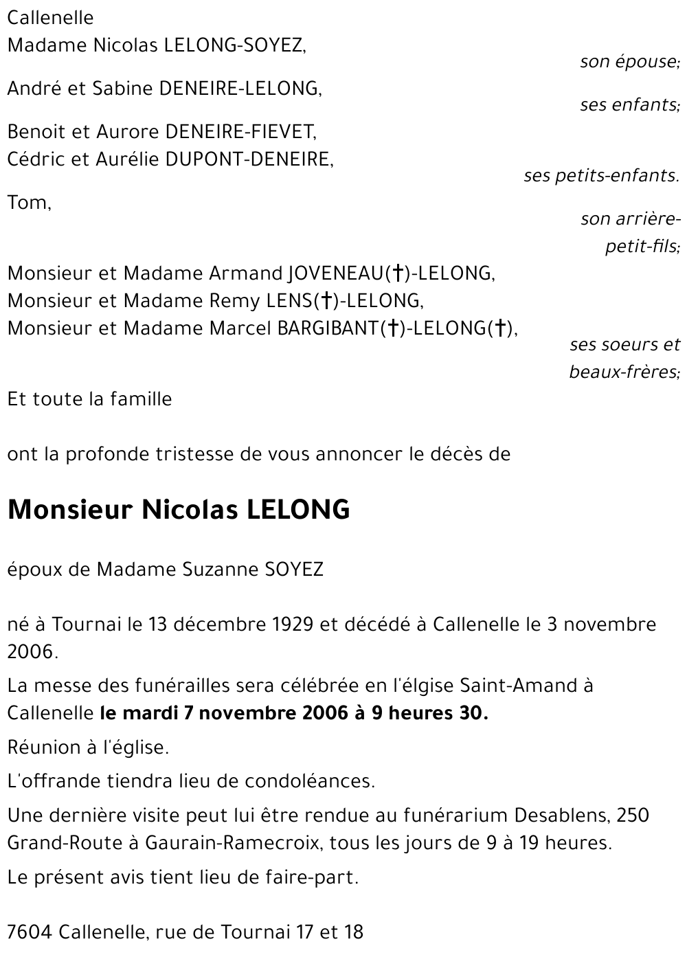 Nicolas LELONG