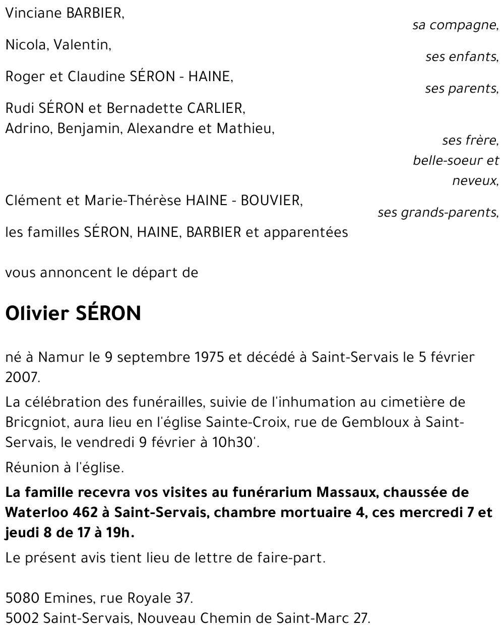 Olivier SERON