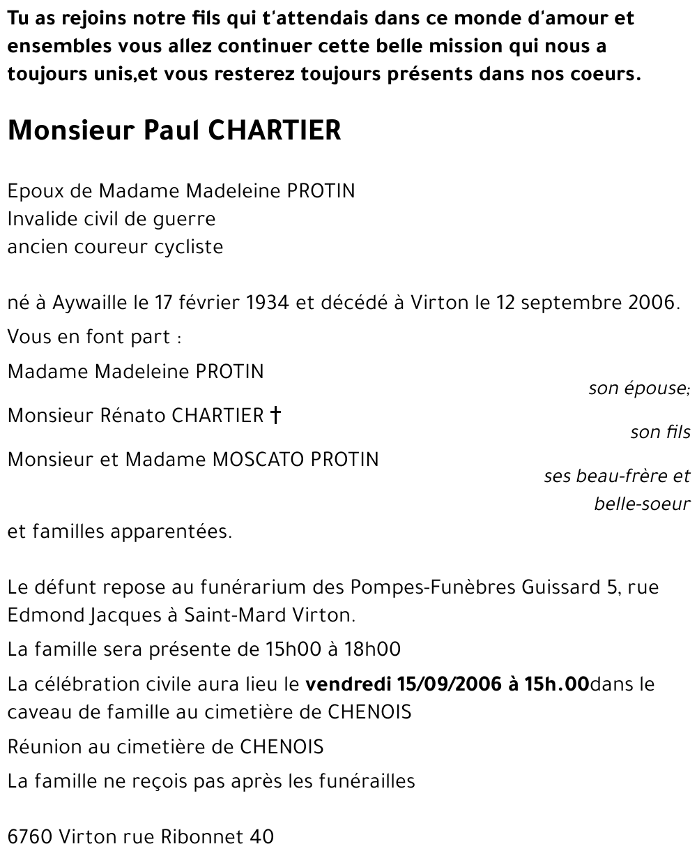 Paul CHARTIER