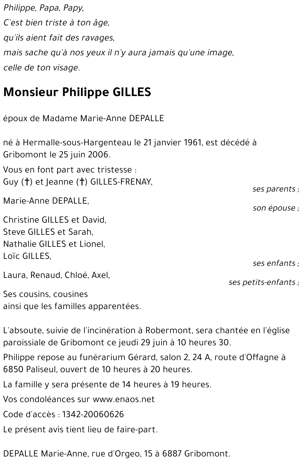 Philippe GILLES