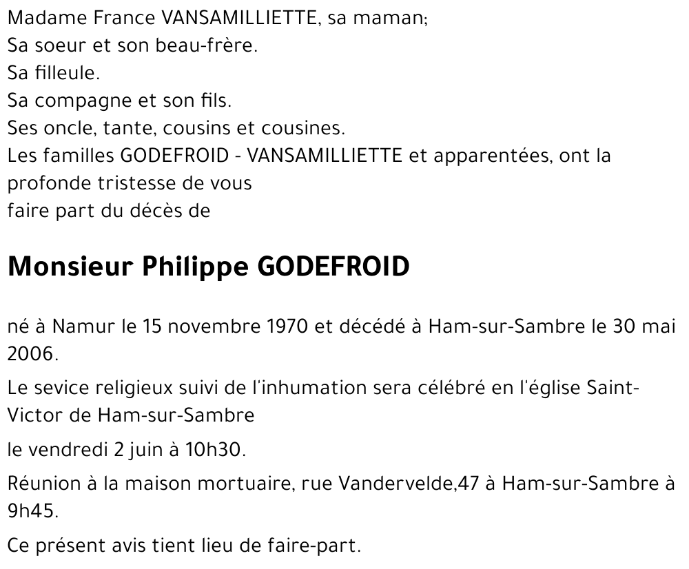 Philippe GODEFROID