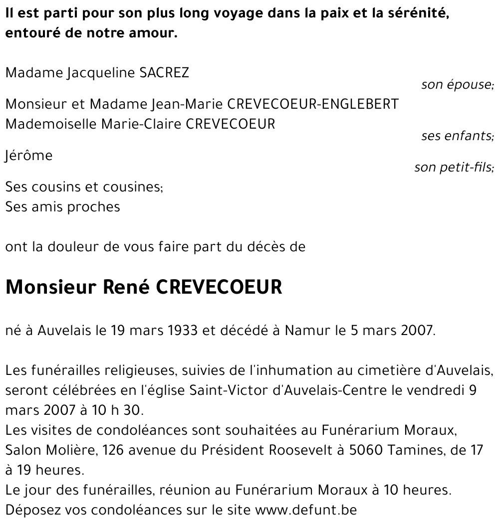 René CREVECOEUR