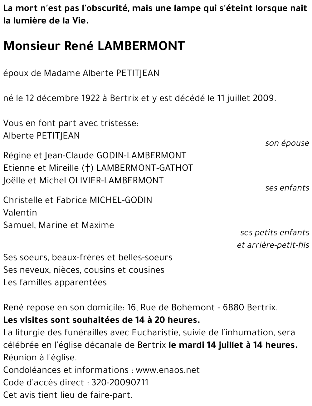 René LAMBERMONT