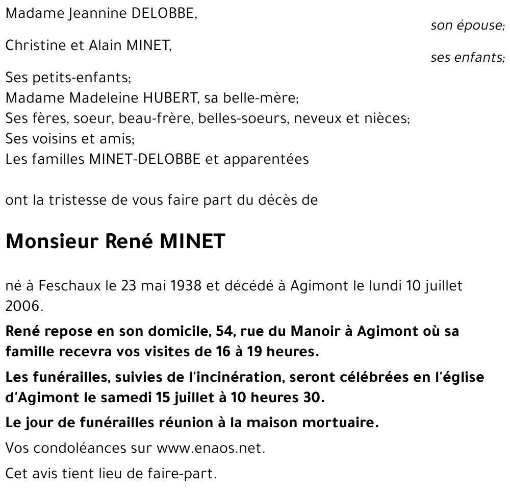 René MINET