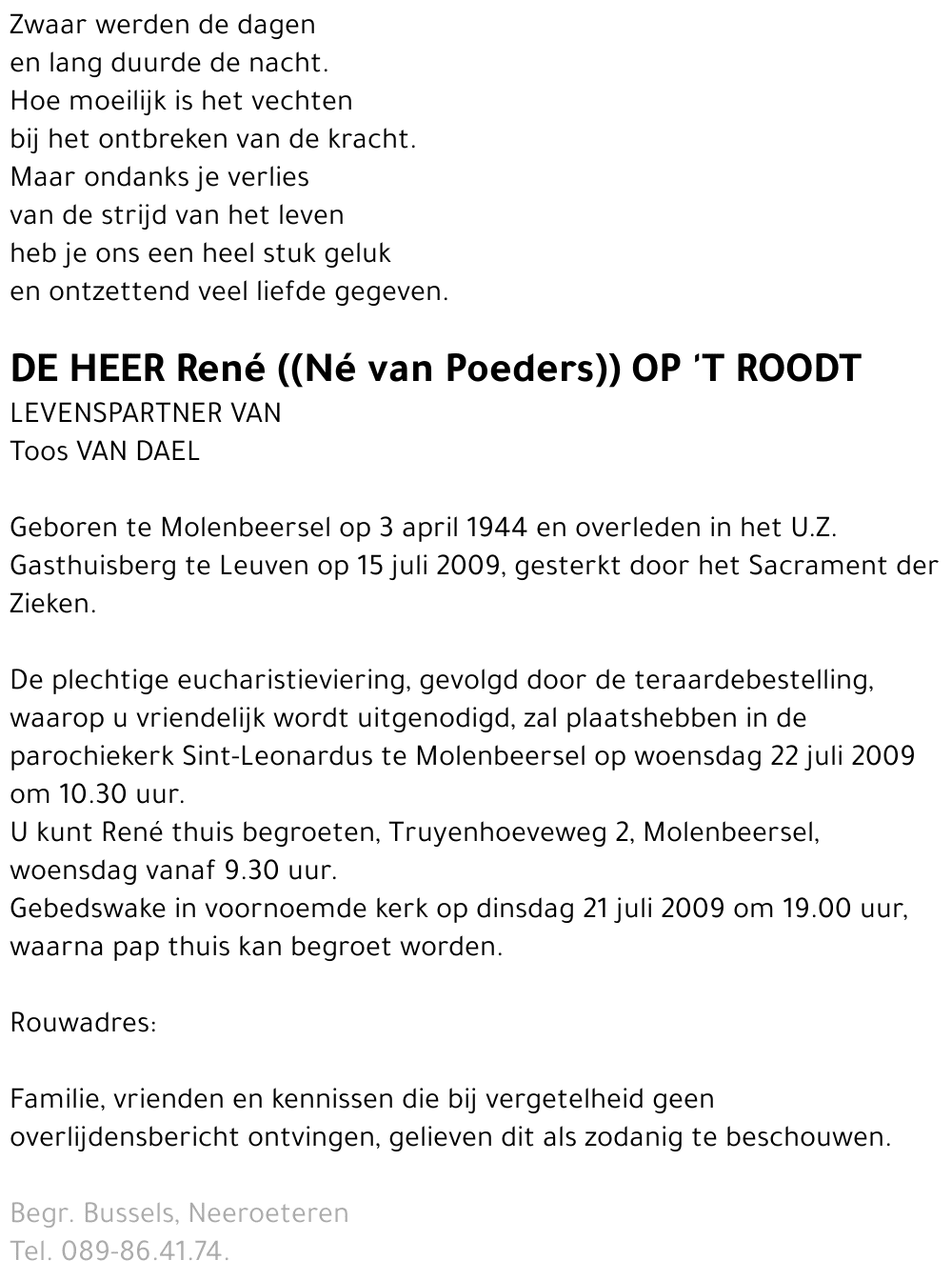 René OP 'T ROODT