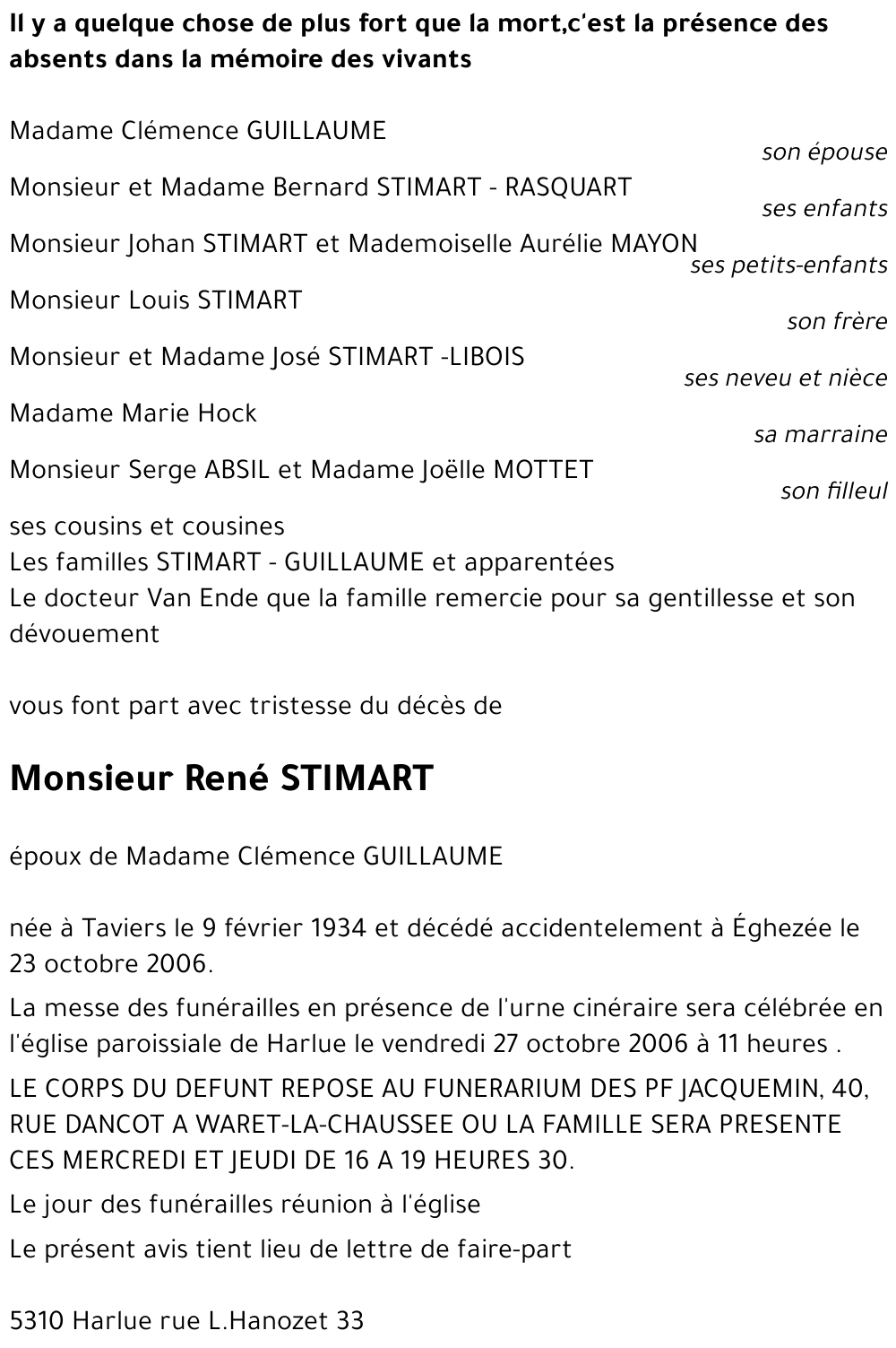 René STIMART