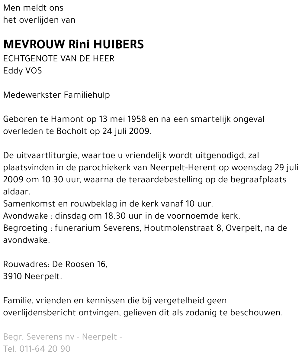 Rini Huibers