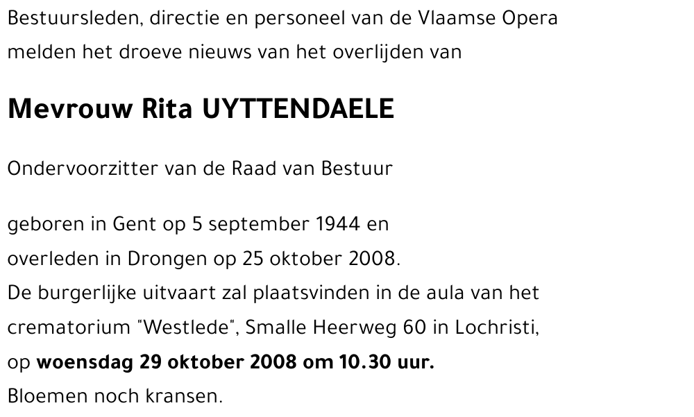 Rita UYTTENDAELE