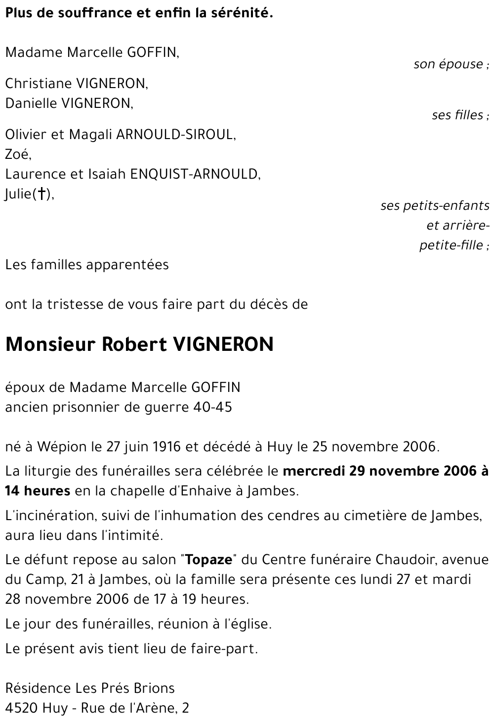 Robert VIGNERON