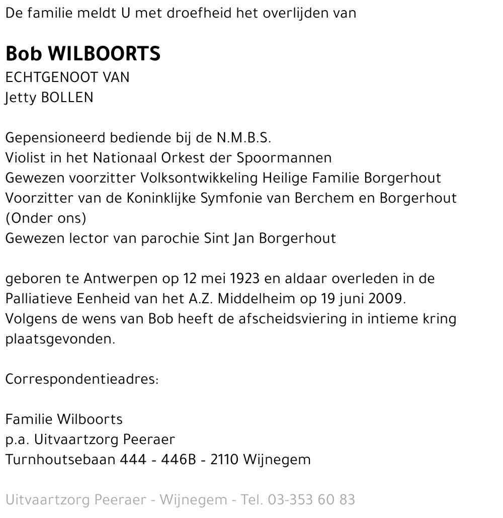 Robert Wilboorts