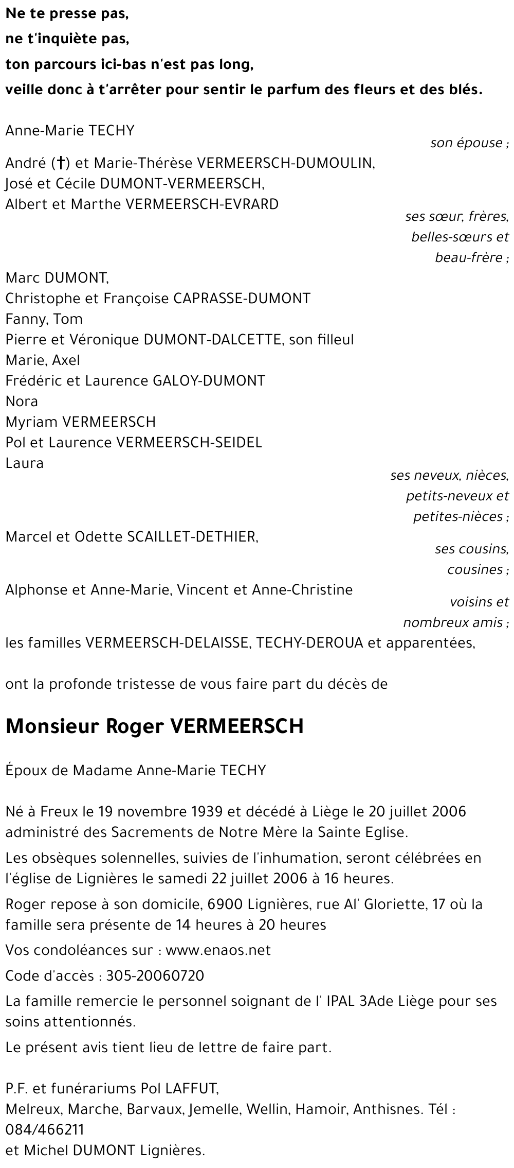 Roger VERMEERSCH