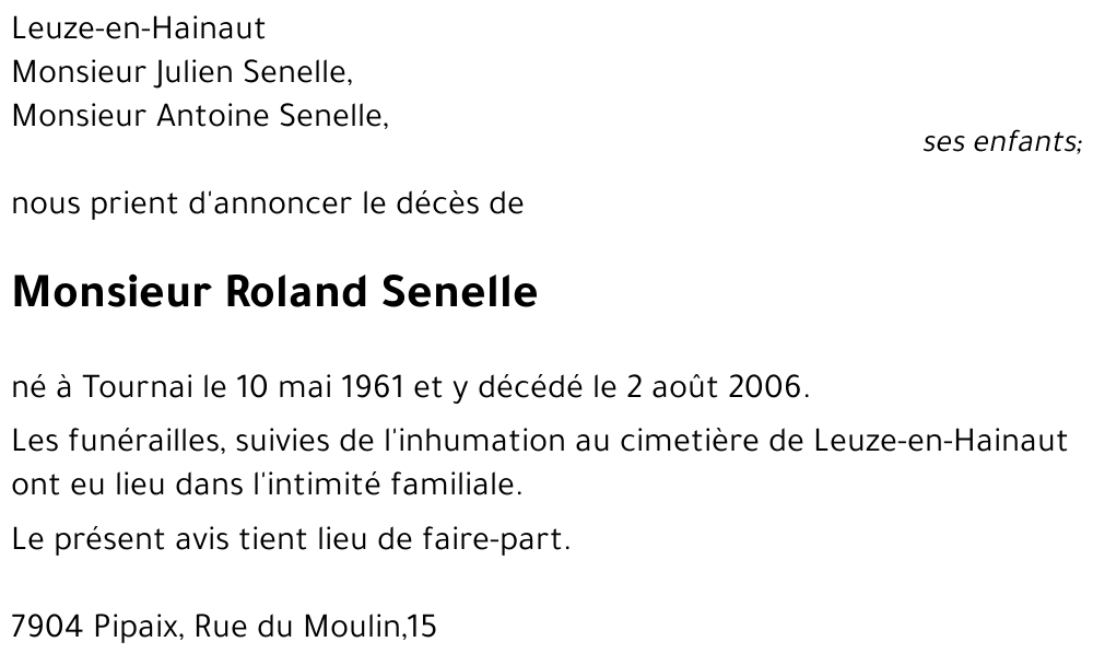 Roland Senelle