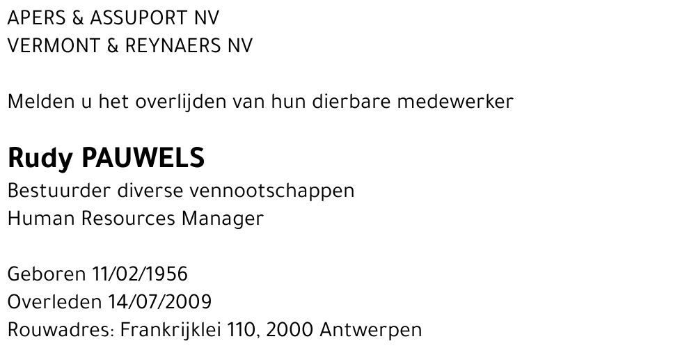 Rudy Pauwels