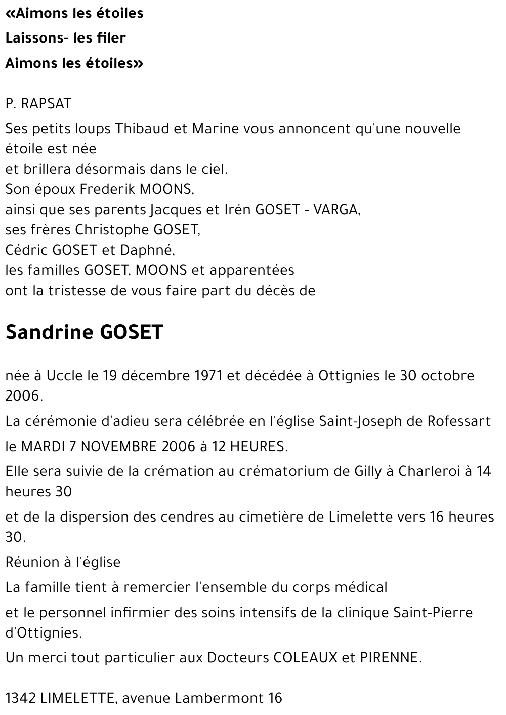 Sandrine GOSET