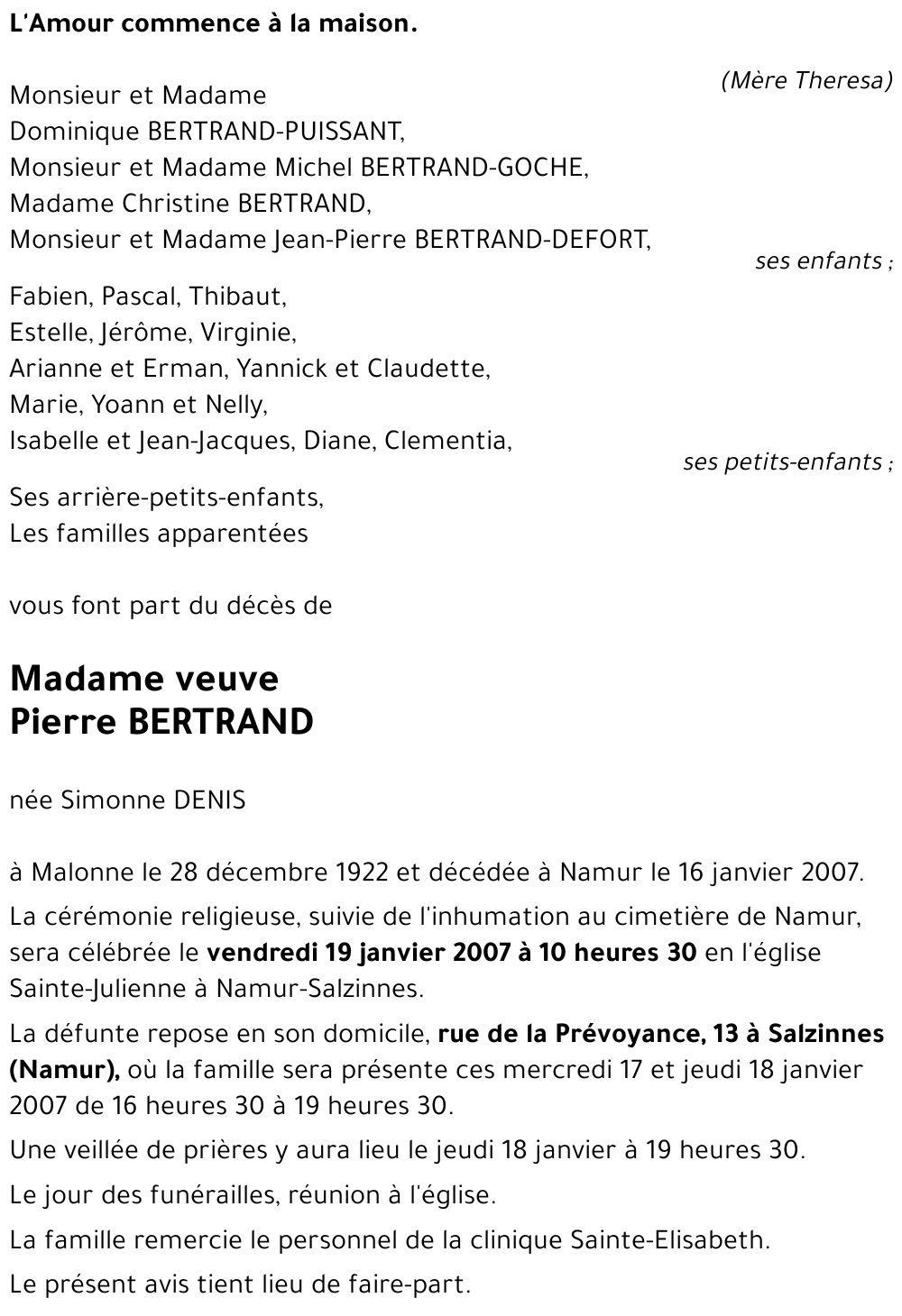 Simonne DENIS