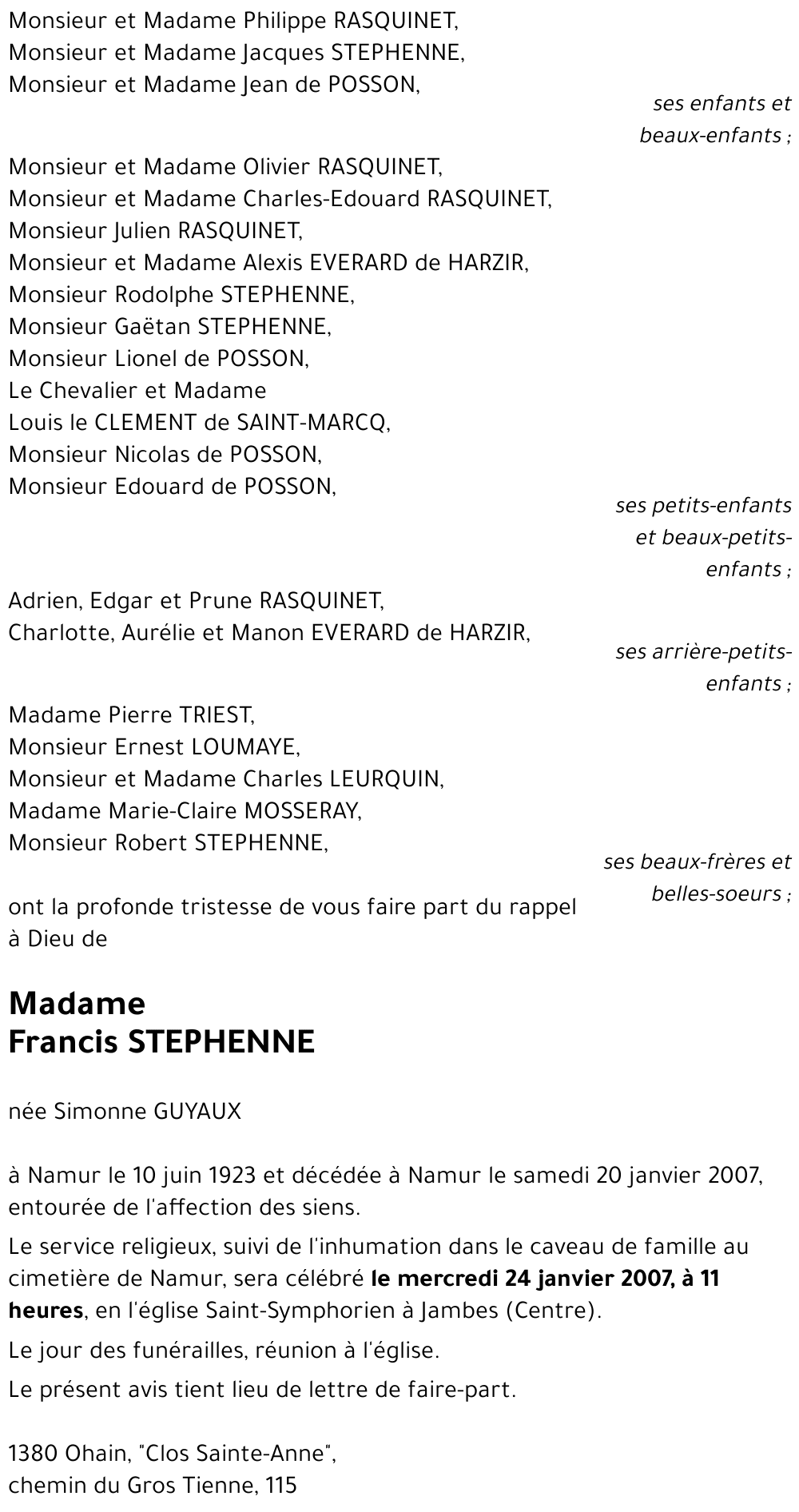 Simonne GUYAUX