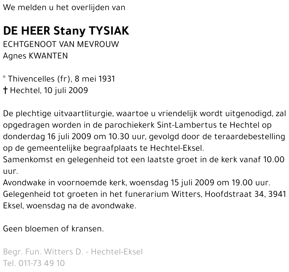 Stany Tysiak