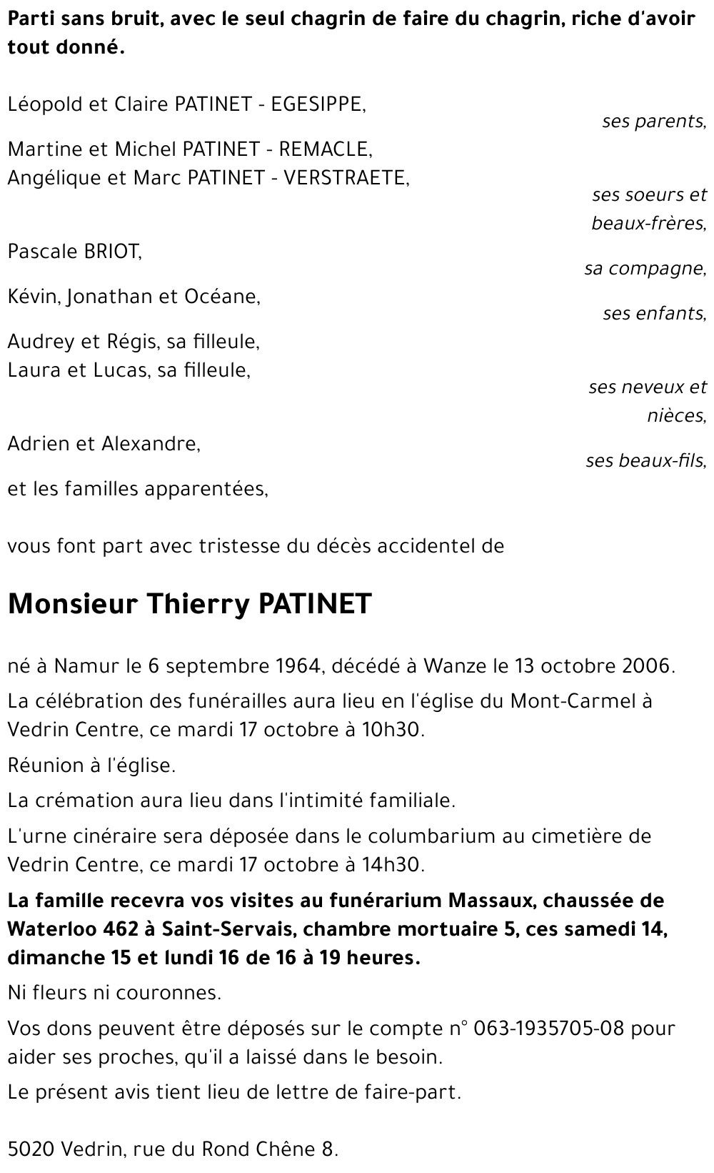 Thierry PATINET