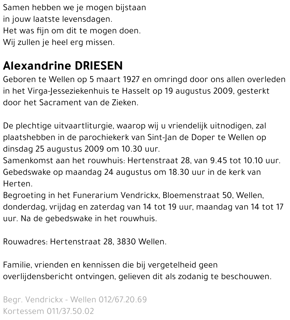 Alexandrine Driesen