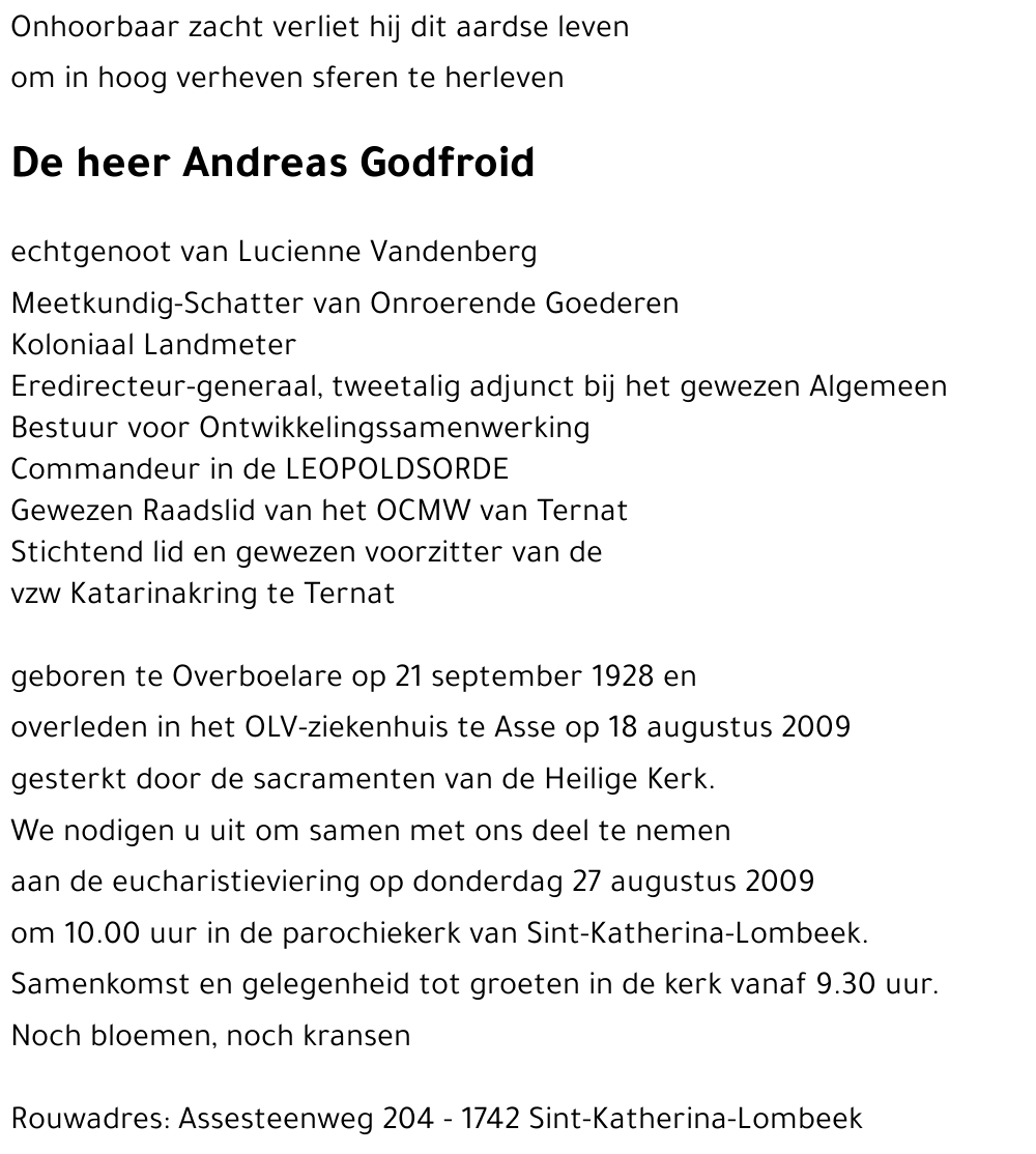 Andreas Godfroid