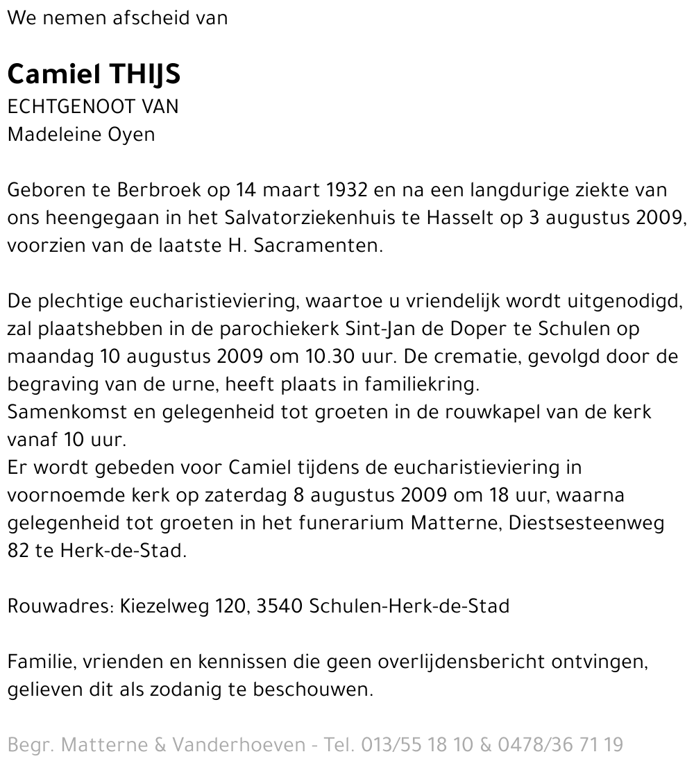 Camiel Thijs