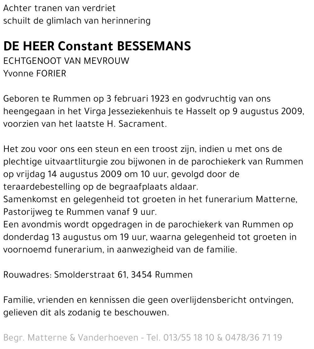 Constant Bessemans