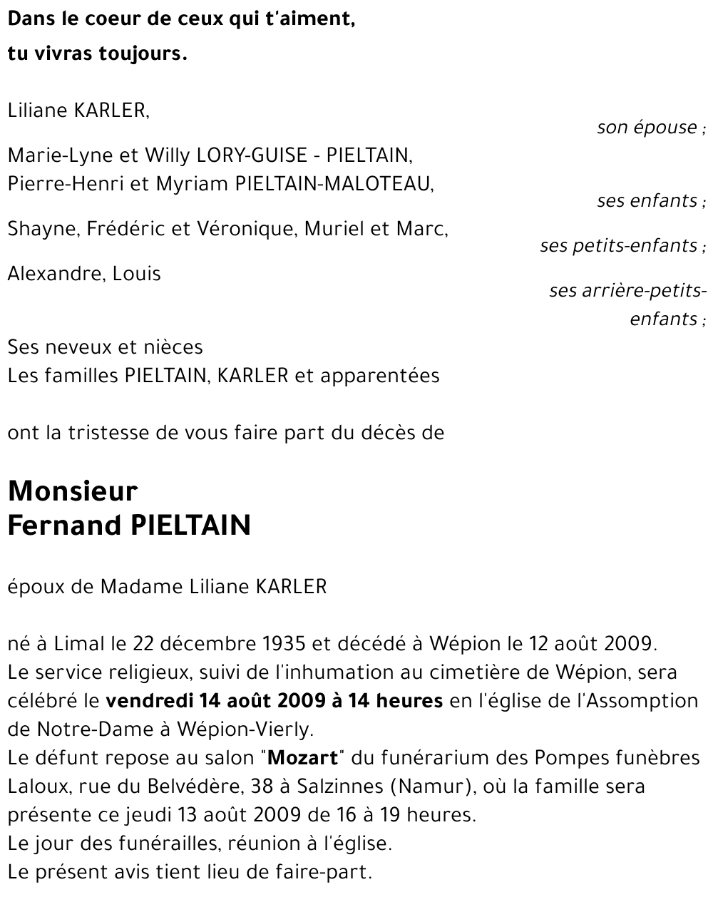 Fernand PIELTAIN