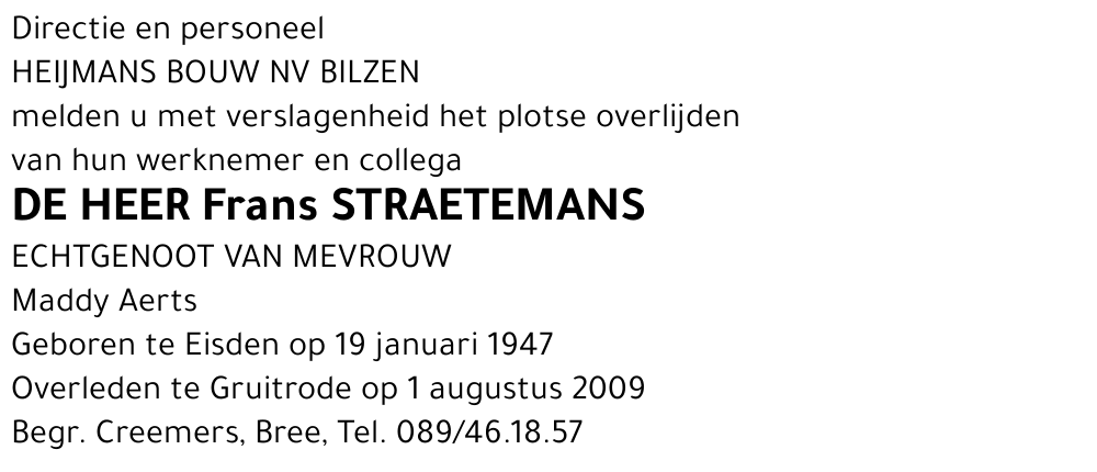 Frans Straetemans