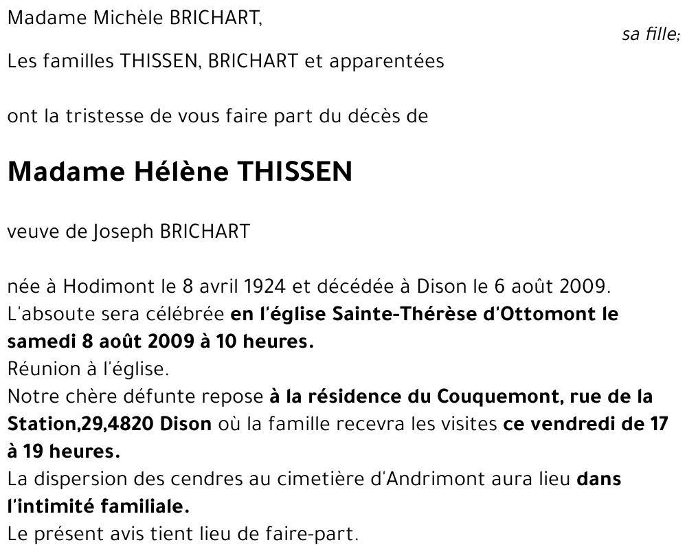 Hélène THISSEN