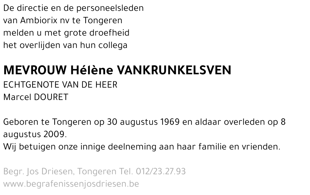 Hélène Vankrunkelsven