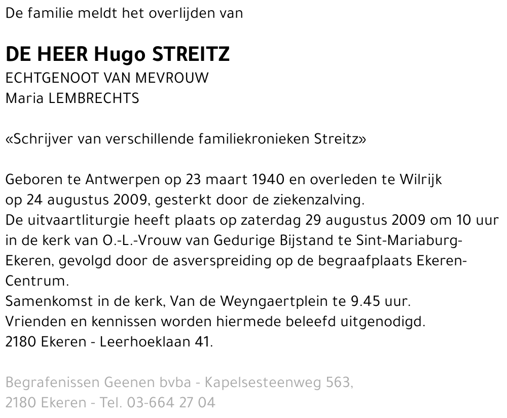 Hugo Streitz