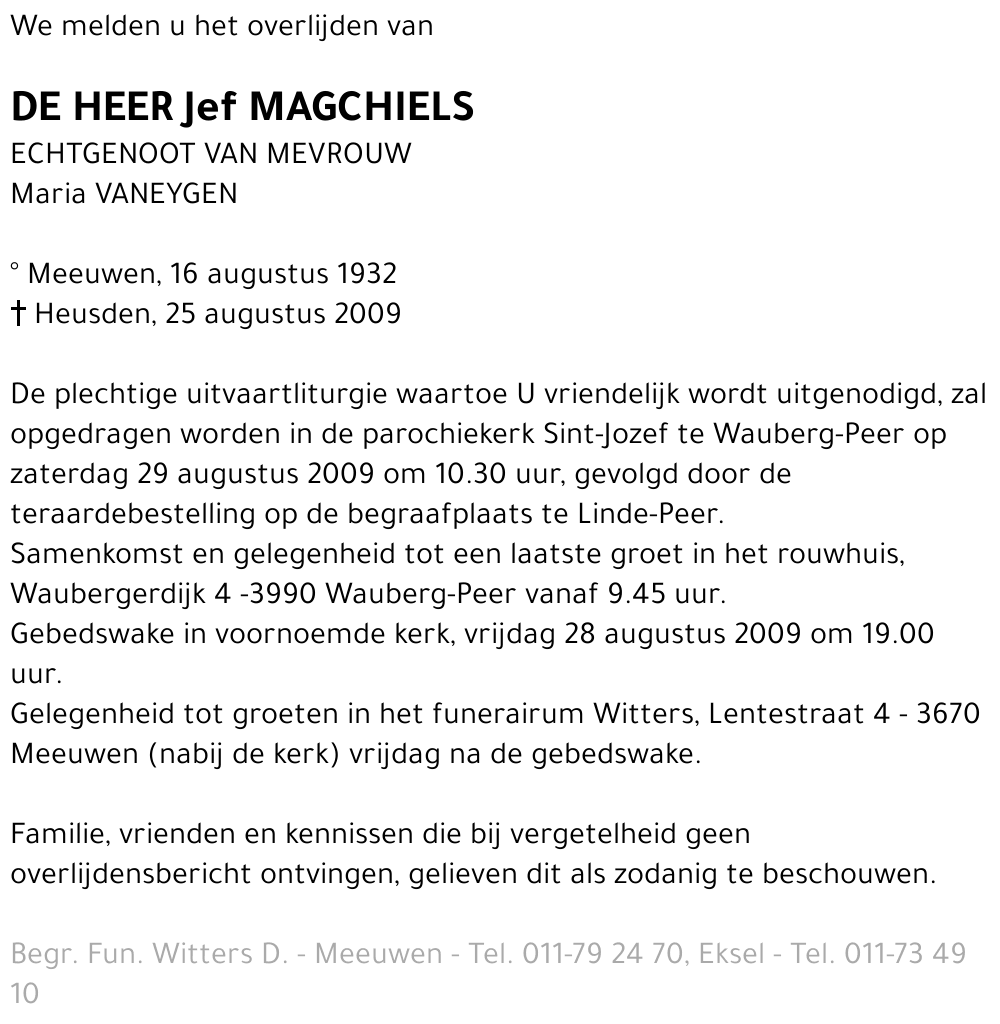 Jef Magchiels