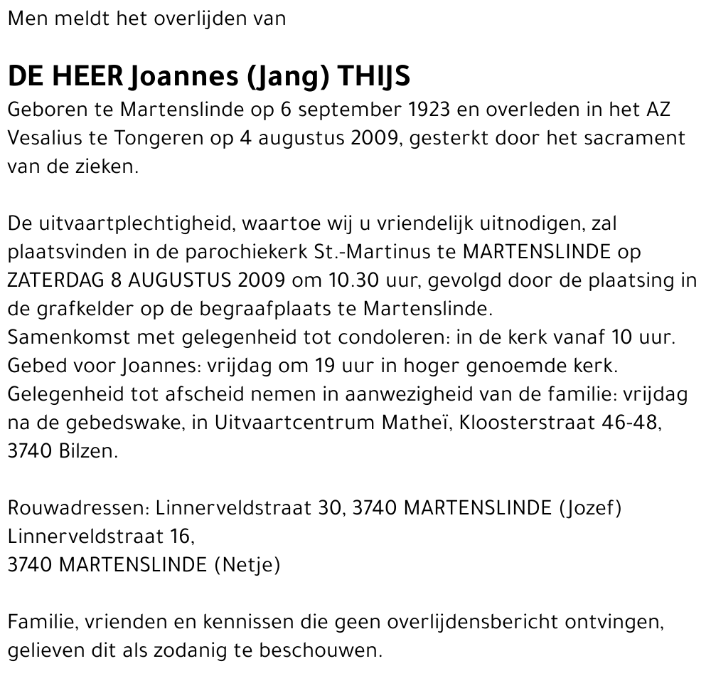 Joannes THIJS