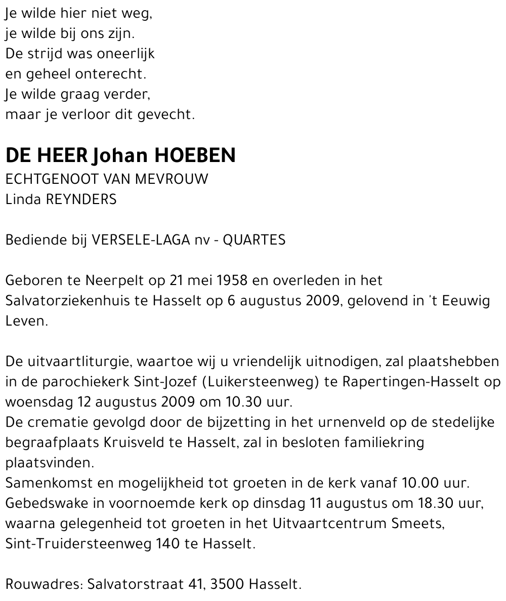 Johan Hoeben