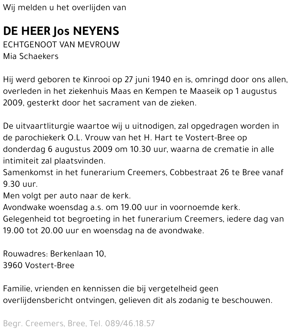 Jos Neyens