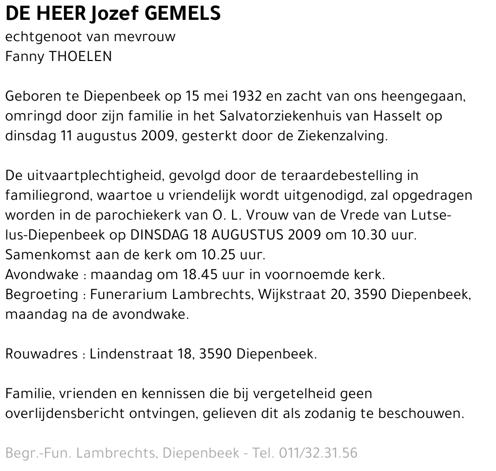 Jozef Gemels