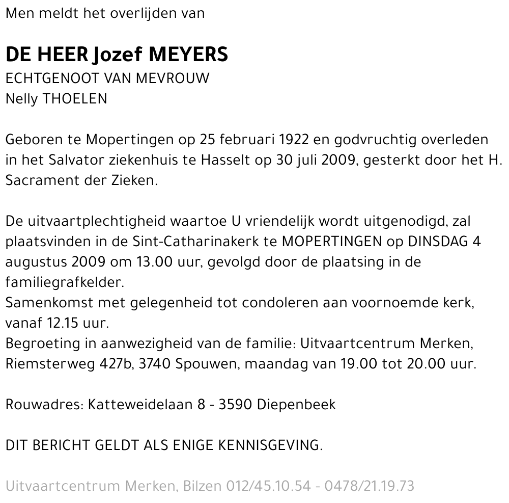 Jozef Meyers