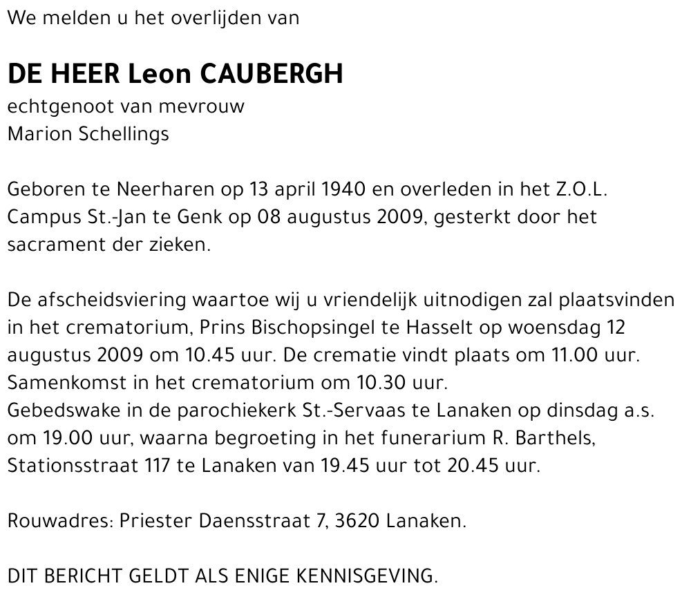 Leon Caubergh