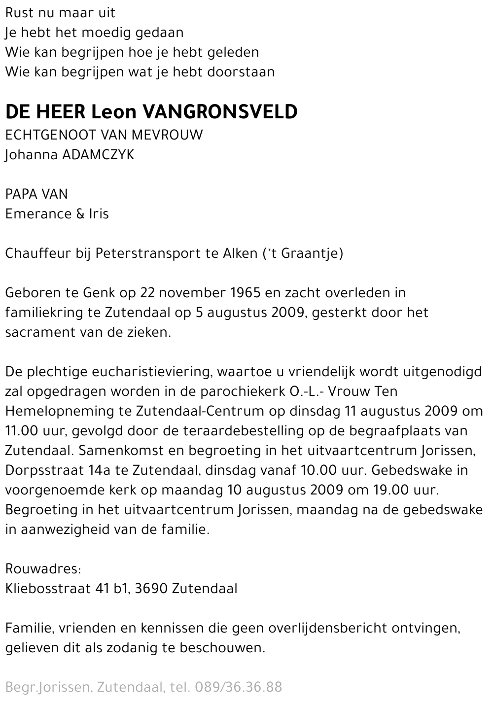 Leon Vangronsveld