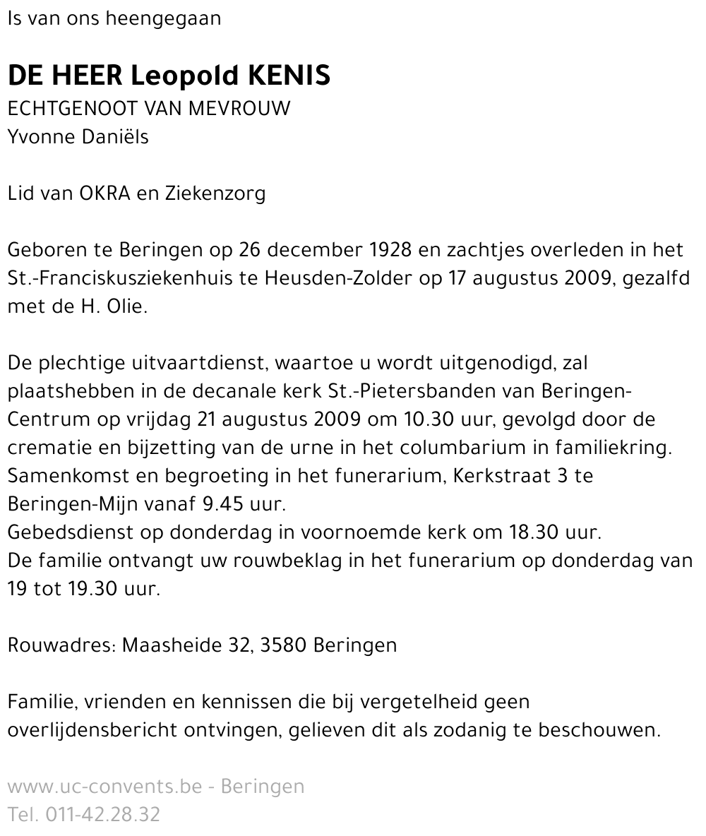 Leopold Kenis
