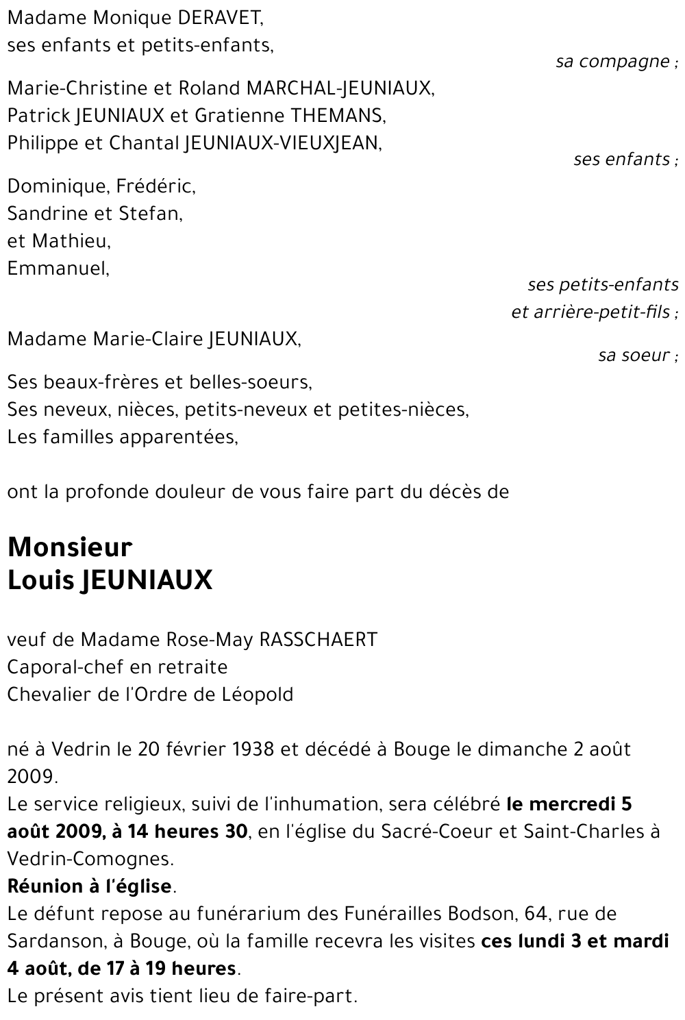Louis JEUNIAUX