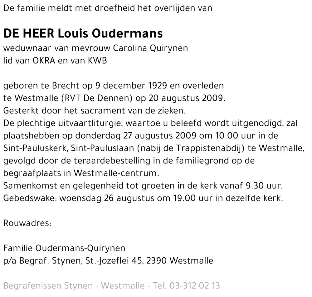 Louis Oudermans