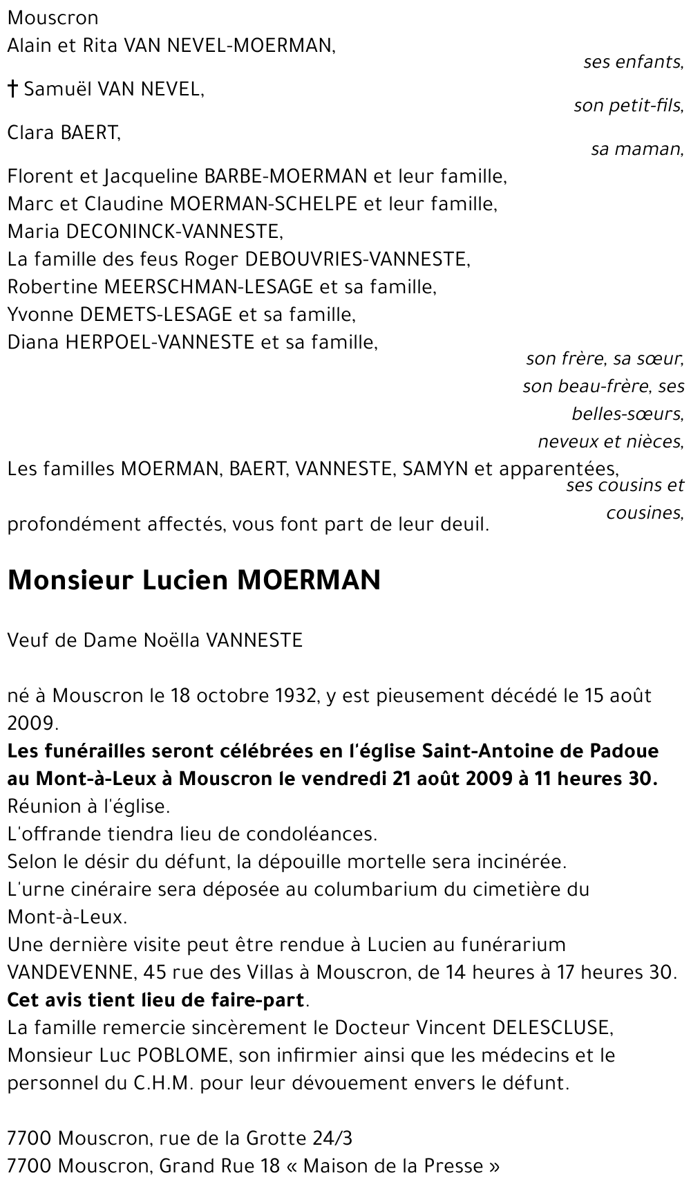 Lucien MOERMAN
