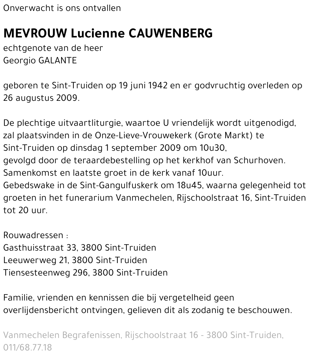 Lucienne Cauwenberg