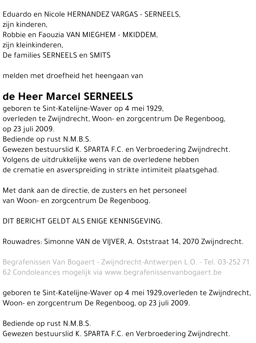 Marcel Serneels