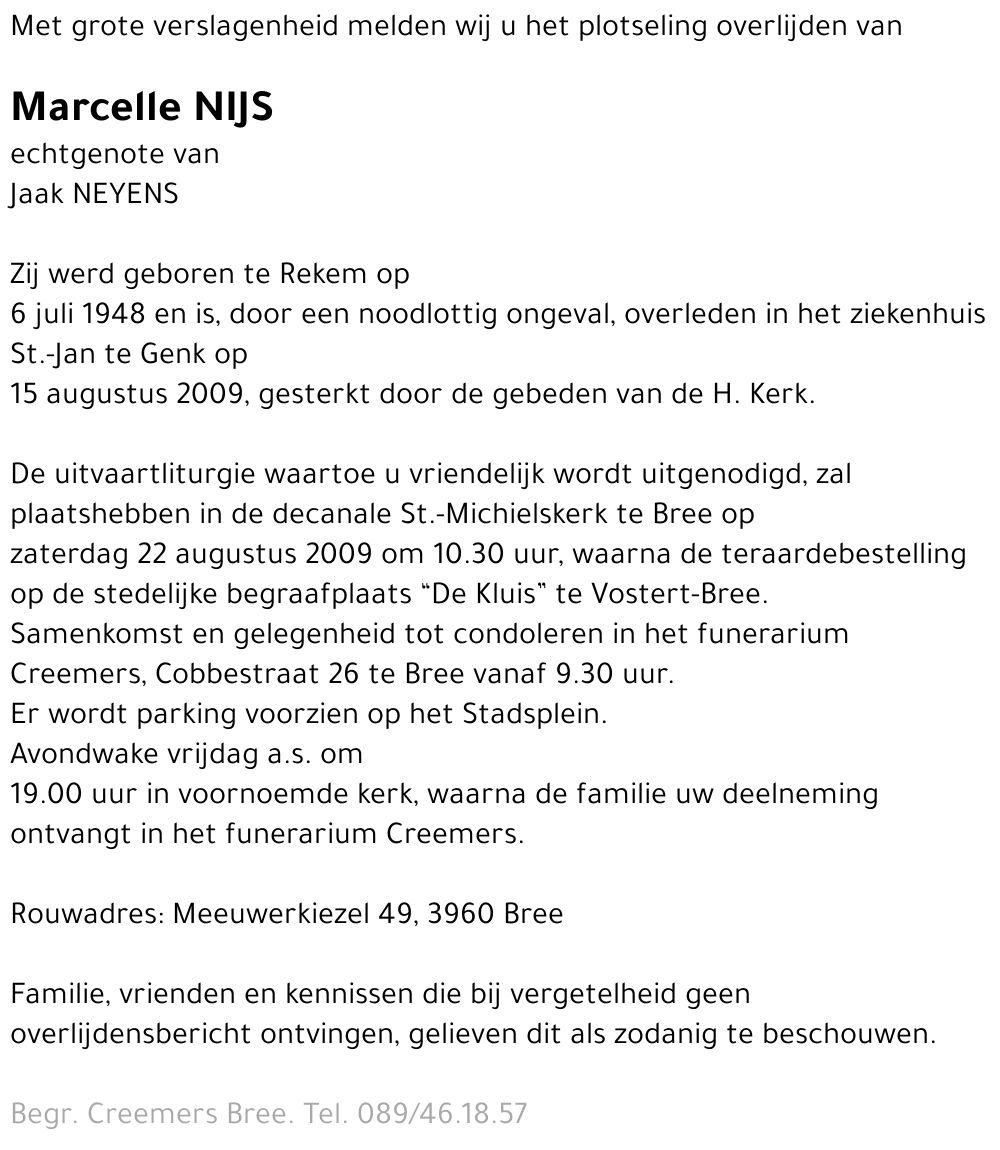 Marcelle Nijs